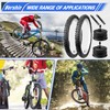 20x1.95 Replacement Bike Tires and Tubes Schrader Valve with 2