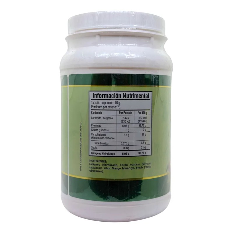 Colageno Hidrolizado Silymarin Mango-maracuyá 1.1 Kg Fer Y G