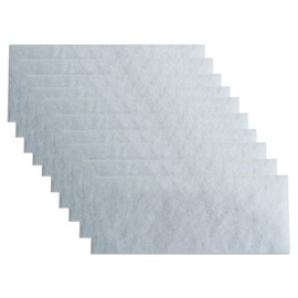 LONDAFISH Aquarium Filter Box, Fish Tank Filter Waterfall Flow Fliter Box, Fountain Pump, High Lift Submersible Water Pump, Hydroponics, Filter Accessories, Filter Media (Filter cotton 10 pieces)