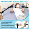 Zelen 2pcs Bed Limb Holders Hospital Bed Medical Restraints Patient