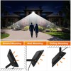 WuliFun 100W LED Flood Light Outdoor, 2Pack 10000LM Super Bright,