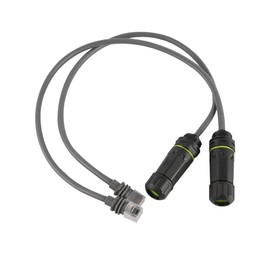 Ieron 1 Pair RJ45 Ethernet Adapter IP68 Waterproof Powerline Ethernet Adapter for Rectangular Gen3 V3 Satellite