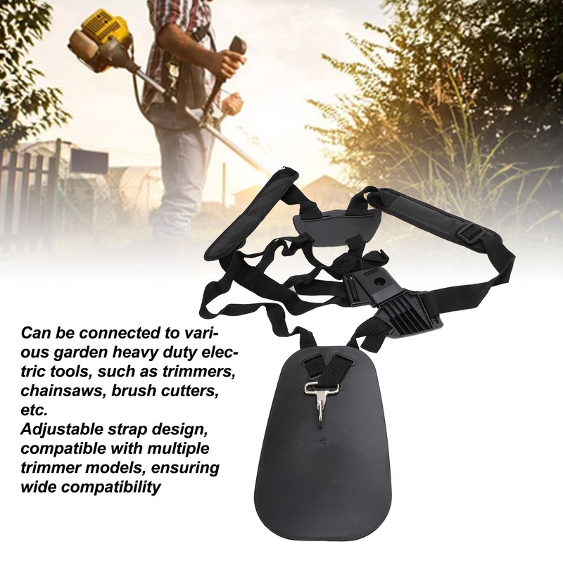 Trimmer Double Shoulder Strap Widened Thickened Adjustable Lawn Mower Harness