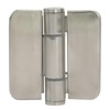 Satin Stainless Steel Toilet Cubicle Adjustable Spring Hinge with Cover