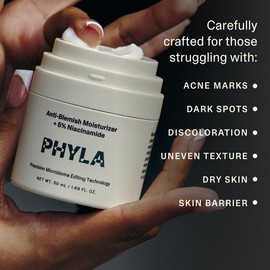 PHYLA Anti-Blemish Moisturizer + 5% Niacinamide - Fade Acne Spots