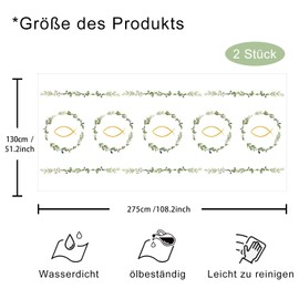 Communion Tablecloth, Confirmation Table Decoration, Christening Boy Decorative Tablecloth, Fish Communion Party Tablecloth Girls for First Communion Decoration, Christening Party Decoration, 130 x