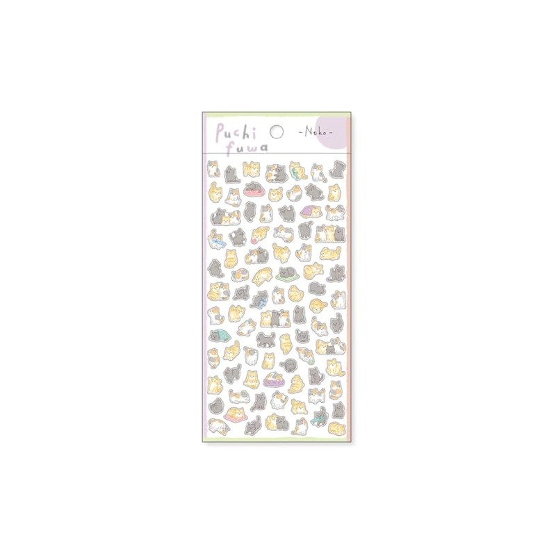 Petit Fuwa Sticker [Cat] Animal Cute 81878