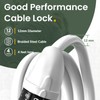Titanker Bike Lock, Bicycle Lock 4 Feet Cable Lock 1/2