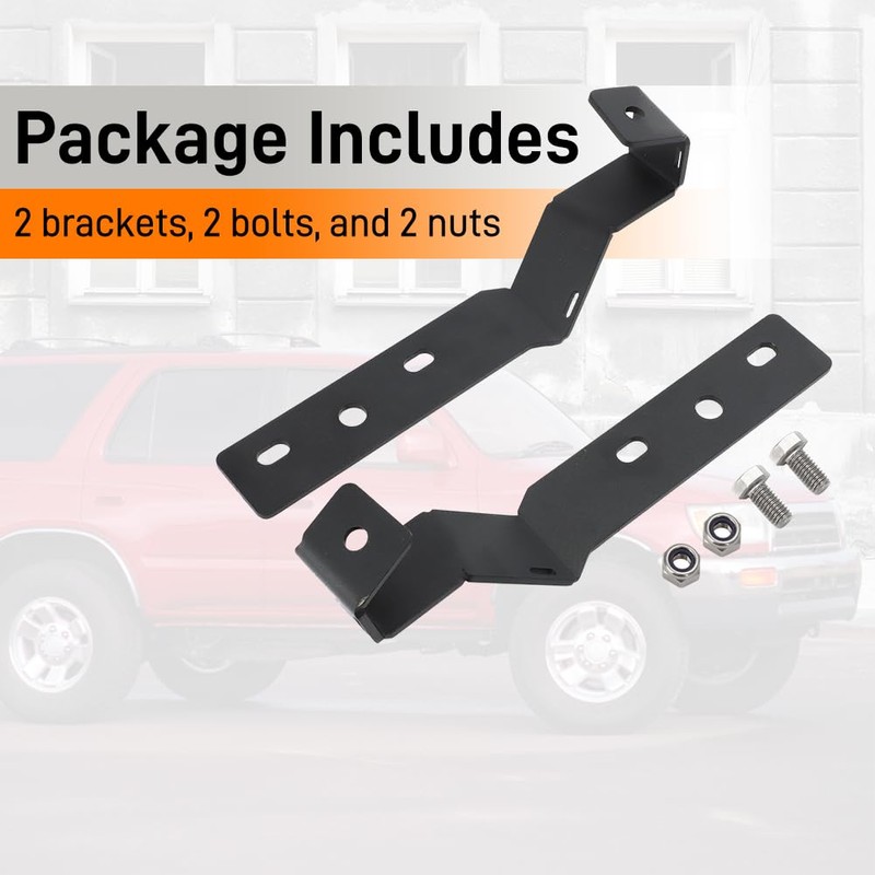 AUTOVIC Ditch Light Mounting Bracket with Bolts & Nuts for