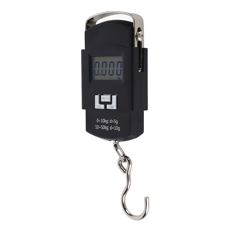 Hanging Hook Scale LCD Display 50kg Portable Digital Fish Scale