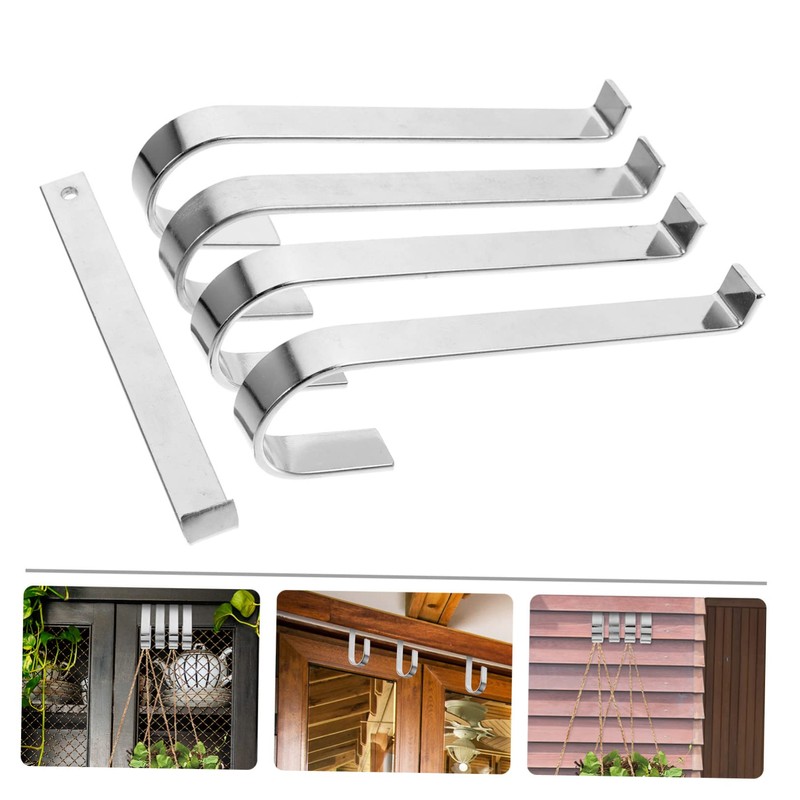 Alipis 3 Sets Vinyl Siding Hooks No Drilling Heavy Duty