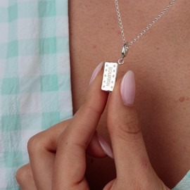 Lily Charmed - Sterling Silver Bourbon Necklace