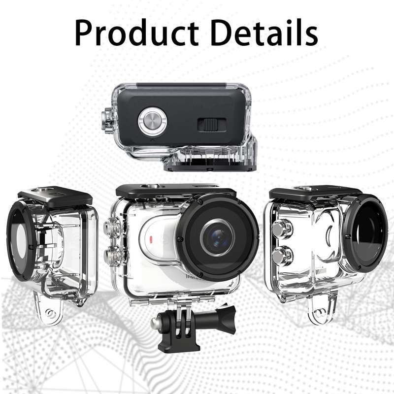 Diving Case for Insta360 GO 3 Waterproof Protective 60M Underwater