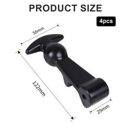 EXLECO 4 x Elastic Hood Holder Rubber Hood Lock T Handle Tension Lock Rubber Holder Bonnet Attachment Bonnet Holder Tractor Pull Fasteners Accessories for Box Vehicle Engine
