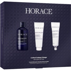 HORACE Set De Regalo Con Limpiador Facial Purificante, Exfoliante Facial Suave Y Crema Hidratante Matificante. Set De Cuidado Facial Para Limpieza E Hidratación.