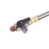 Kbrotech Extended Tank Drain Valve Assembly Kit Flexible Braided Steel