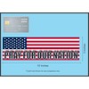 StickerTalk Pray for Our Nation Shadow US Flag Vinyl Magnet,