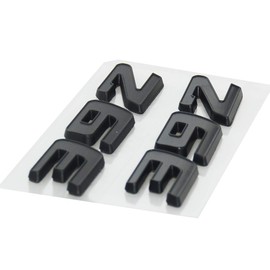 2X 392 Emblem Badge Decal 3D Logo Nameplate 3D Raised Strong Adhesive Fit for 392 Matte Black (Matte Black)