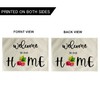 Welcome to Our Home Table Mats Set of 4,Vegetable Art