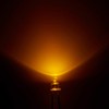 CHANZON 100 pcs 3mm Yellow LED Diode Lights (Clear Flat