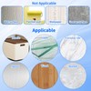 Hecila 40PCS Clear Double Sided Adhesive Pad Heavy Duty Double