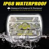 Unbranded Pair 5x7 7x6" LED Headlights High/Low Beam For Dodge