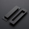 Ravinte 2 Pack Black Sliding Closet Door Handles Black Flush