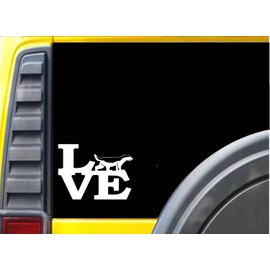 EZ-STIK Badger Love Decal Sticker 6x6 J761