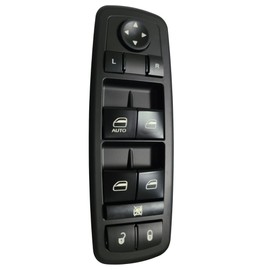 SWITCHDOCTOR Window Master Switch for 2017-2022 Jeep Cherokee, 2018-2021 Pacifica, and 2020-2021 Voyager (No Power Folding Mirrors)