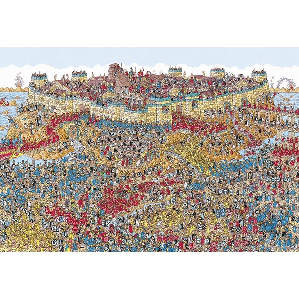 Beverly M81-733 1000 Micropiece Jigsaw Puzzle, Where's Wally? Troia Mokuba Play 10.2 x 15.0 inches (26 x 38 cm), Made in Japan