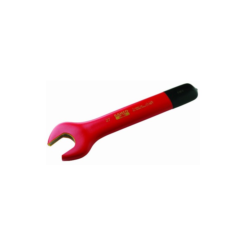 BAHCO(バーコ) Insulated Open End Spanner 1000V絶縁仕様片口スパナ 17mm 6MV-17