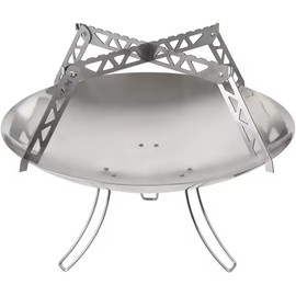 Coleman Fire Disc for Bonfire Stands, 17.7 inches (45 cm), Bonfire, Portable, Convenient, Compact, Outdoor, Camping, Stainless Steel