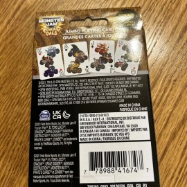 Jumbo Brand New - Monster Jam Truckin Pals Jumbo Playing Cards - 54 Cards