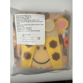 KIDS KING Toddler Busy Board Montessori Toys, Sensory Board Educational Activities for Learning Fine Motor Skills, Travel Toys for Airplane Car, STEM Toy Gift for Girls Boys Age 3+ (Giraffe)