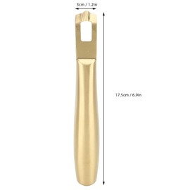 Lemon Zest Peeler Tool, Stainless Steel Lemon Peeler Grater Multifunctional Kitchen Paring Knife for Cocktails Stainless Steel Multifunctional Kitchen Gadget (Gold)