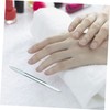 Outanaya 2pcs Elegant Glass Nail File Nail Art Shaper and