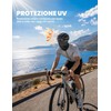 ROCKRBOS Passamontagna Estivo Moto Protezione UV Traspirante Uomo Donna