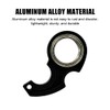 2PCS Finger Keychain Spinners, Aluminum Alloy Keychain Spinner Toy Novelty