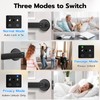 Smart Fingerprint Door Knob Lock with Display Screen, Fingerprint Biometric