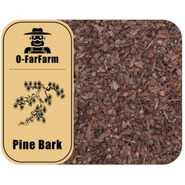 O-FarFarm Orchid Bark for Plants, Organic Pine Bark for Proper Root Development for Phalaenopsis, Cattleyas, Dendrobiums, Oncidiums, Paphiopedilums and More (2qt, Small(4-8mm))