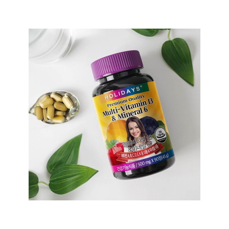 19-complex multivitamin, 13 and 6 minerals, 90 tablets (2 bottles)