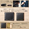 Le sourire Ultra Small Men’s Minimalist Bifold Wallet, Genuine Leather