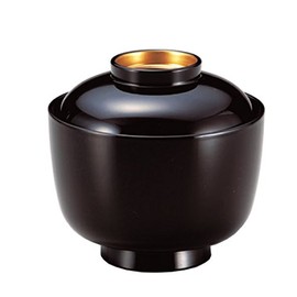 若泉 Lacquerware Dishwasher corresponding to hand 3.1 Equal Hino Small 吸椀 溜 Brim Gold w – 10 – 19 chionoecetes Lacquerware