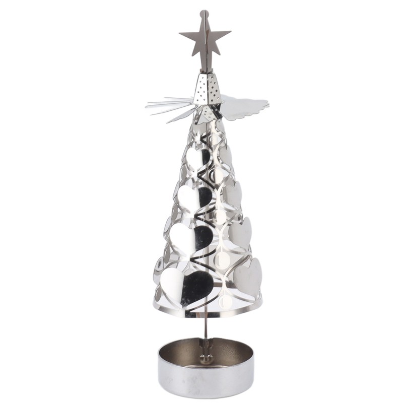 Spinning Candle Holder Rotating Candlestick Set for Romantic Wedding Christmas