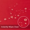 Obstal 210GSM Rectangle Red Tablecloth, Christmas Decorations Table Cloth Waterproof,