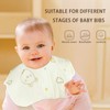 DOSMINE Muslin Baby Bibs Baby Drooling Bibs Snap Bibs Unisex