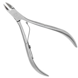 Professional Small Cuticle Nippers, Surgical-Grade Stainless Steel, French Handle, Single Spring, SUNDEN SD2802