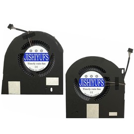JISHIYUFS New CPU + GPU Cooling Fan for DELL Precision 7530 M7530 7540 P74F Series MG75090V1-C170-S9A MG75090V1-C160-S9A NS85C13-17G24 NS85C12-17G23 DC5V