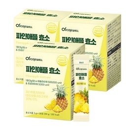 Roniwell Pineapple Enzyme Bromelain Digestive Enzyme Effectiveness Stick Type 3 Month Supply / 로니웰 파인애플효소 브로멜라인 소화효소 효능 스틱형 3개월분