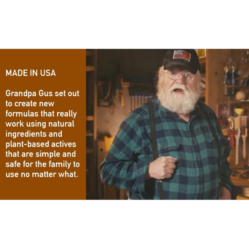 Grandpa Gus's Super Hand Scrub, Walnut Shell Scrubbers, Natural Handsoap,
